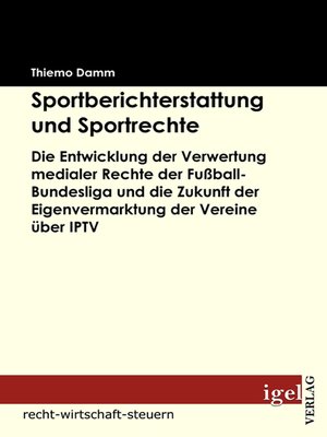 cover image of Sportberichterstattung und Sportrechte